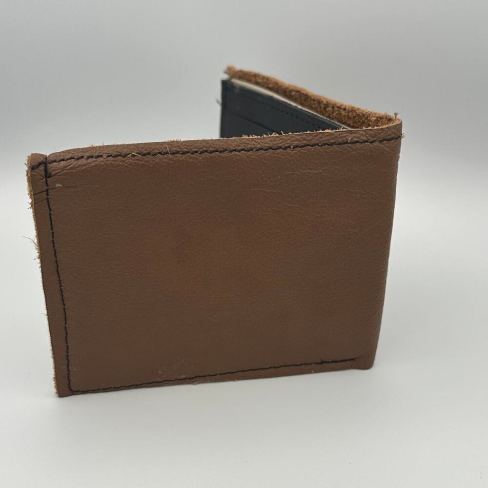 Handmade Oaxacan Leather Wallet | Genuine Brown Bifold | Artisan Crafted